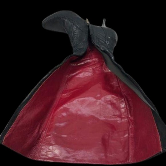 Gianmarco Lorenzi Black Leather Buckle Heeled Boots - Size 37 (Sz. 6) - Picture 2 of 8